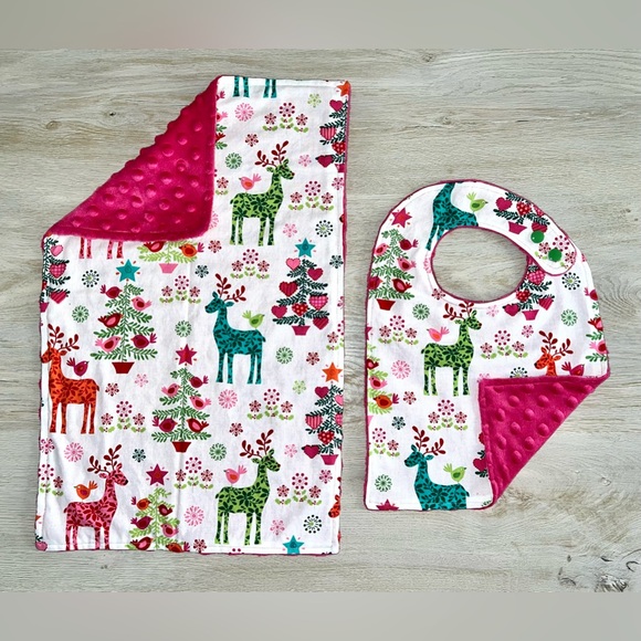 NEW 🪡 Nordic Holiday Festive Christmas Handmade Baby Gift Set - Christmas Gift - Picture 1 of 5